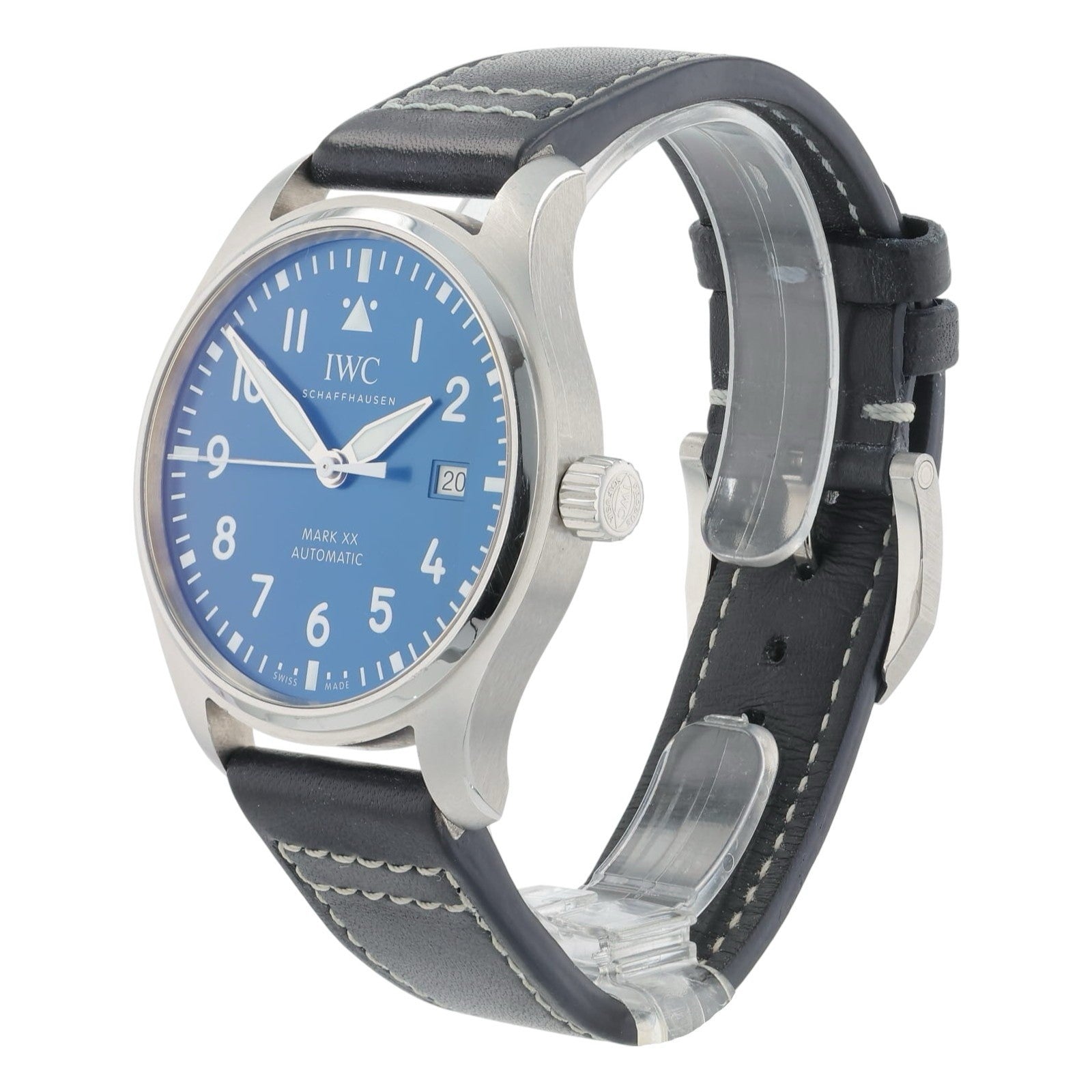 IWC Pilot Mark XX Stainless Steel Blue Dial 40mm Automatic Men’s Watch IW328203