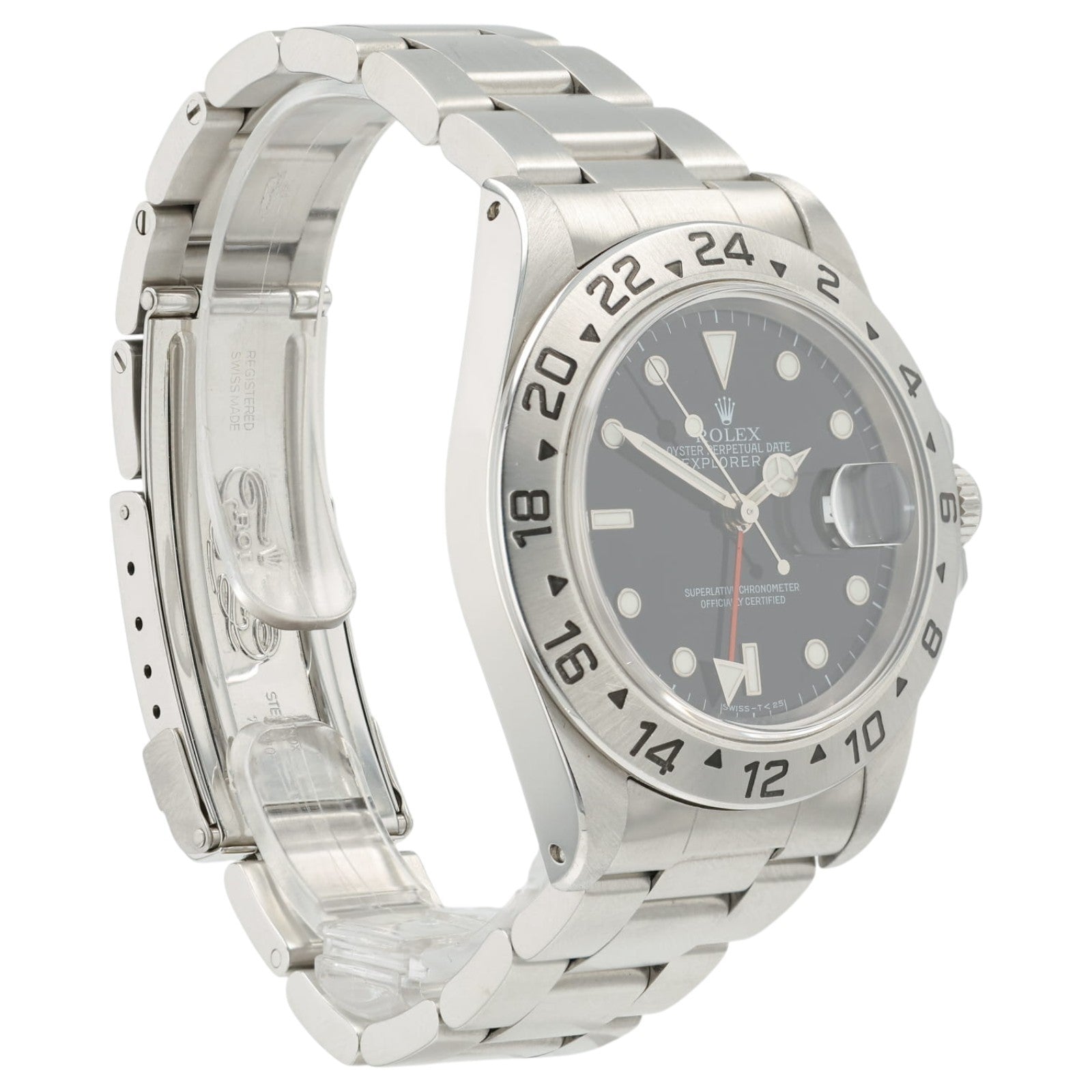 Rolex Explorer II Black Dial Stainless Steel 40mm Automatic Mens Watch 16570