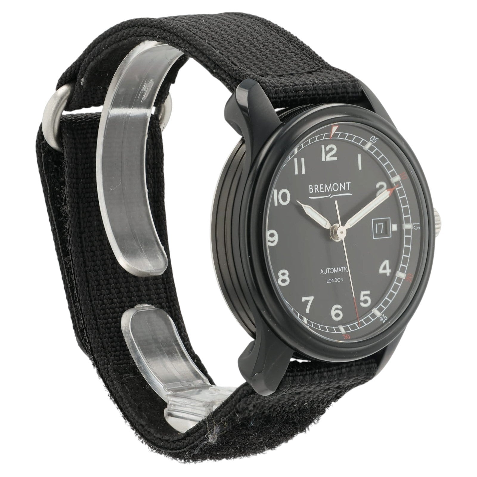 Bremont Airco Mach 1 Black Dial Steel 40mm Automatic Mens Watch AIRCO-M1-JET-R-S