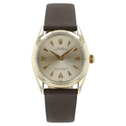 Rolex Oyster Perpetual Silver Dial Steel and Gold 34mm Automatic Mens Watch 1024