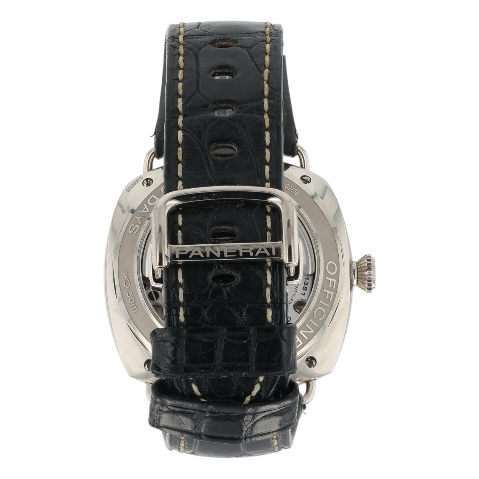 Panerai Radiomir Black Dial 18k White Gold 45mm Automatic Men’s Watch PAM00496