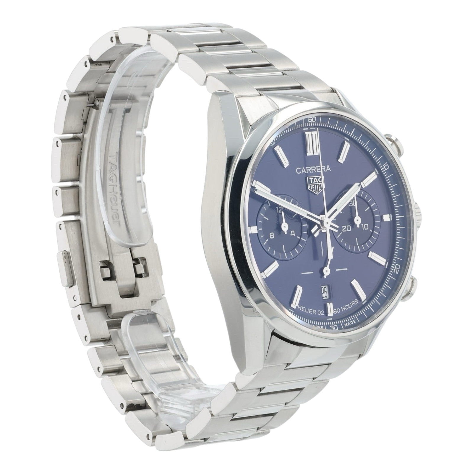 Tag Heuer Chronograph Blue Dial Stainless Steel 42mm Automatic Men’s CBN2011
