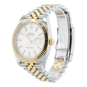 Rolex Datejust Two Tone Silver Dial Gold & Steel 41mm Automatic Men’s 126333