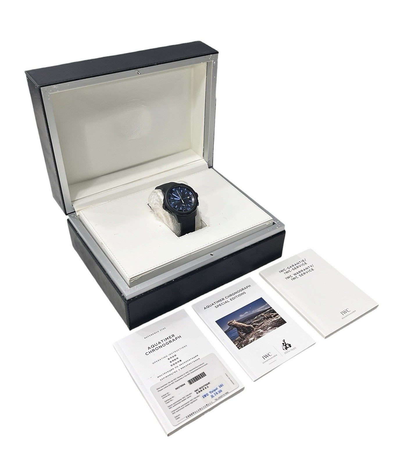 IWC Aquatimer Black Dial Stainless Steel 44mm Automatic Men’s Watch IW379504