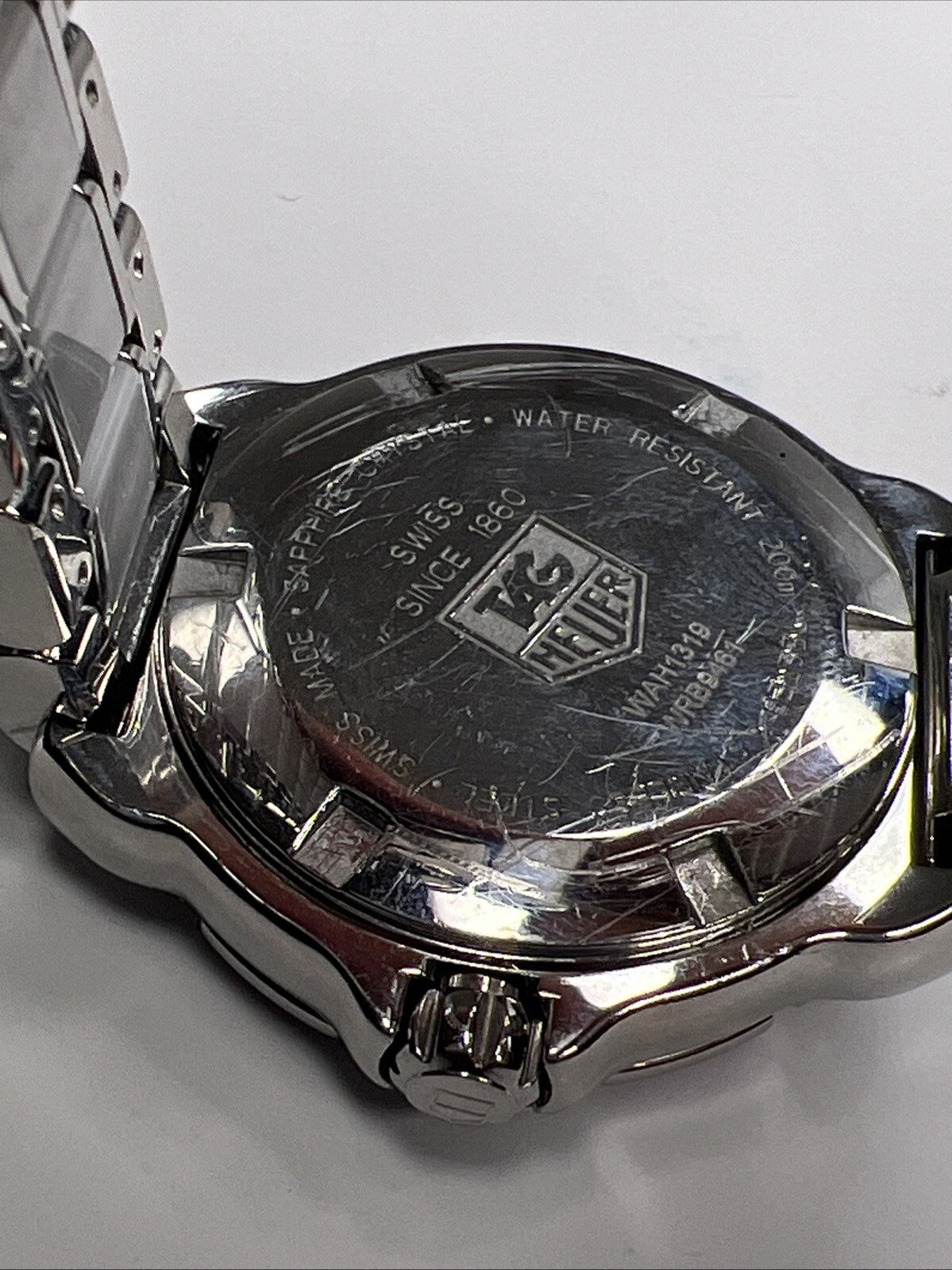 TAG Heuer Formula 1 WAH1319  Pink White Ceramic & Steel Quartz 31mm Date Watch