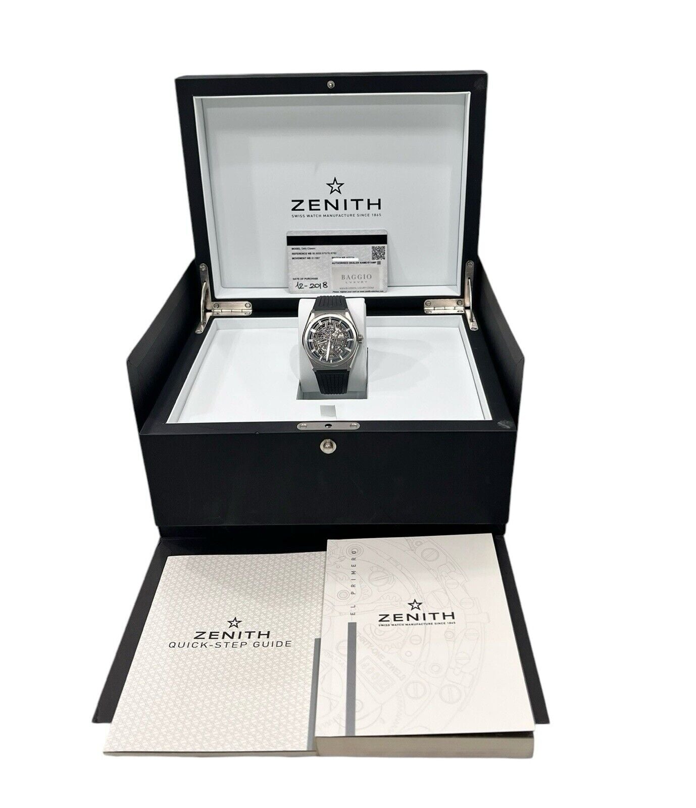 2018 Zenith Defy Titanium Skeleton Dial 41mm Automatic Men’s Watch 95.9000.670