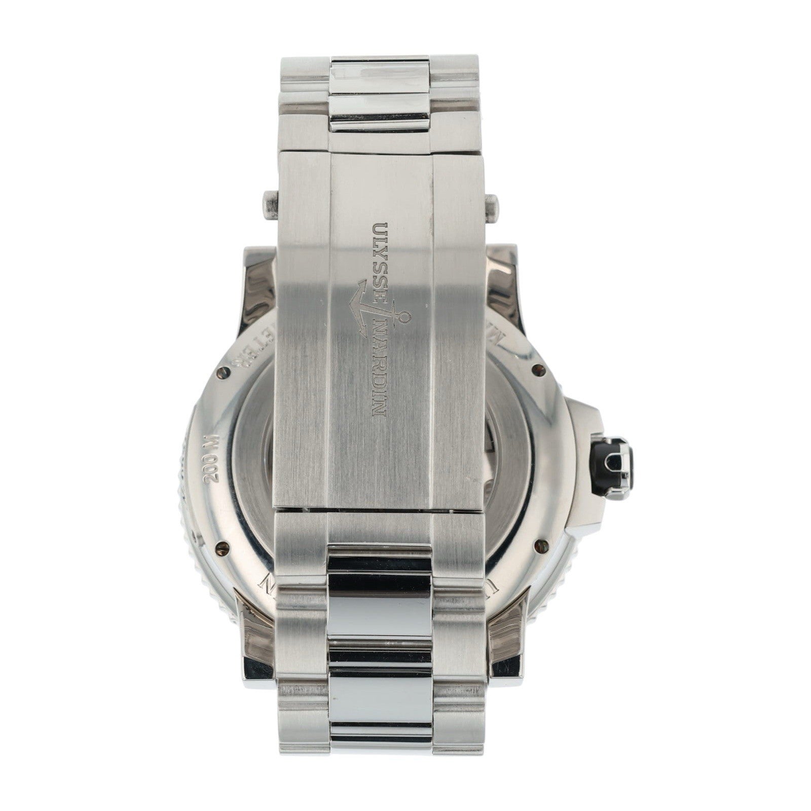 Ulysse Nardin Maxi Marine Stainless Steel Silver Dial 45mm Automatic Mens 263-90