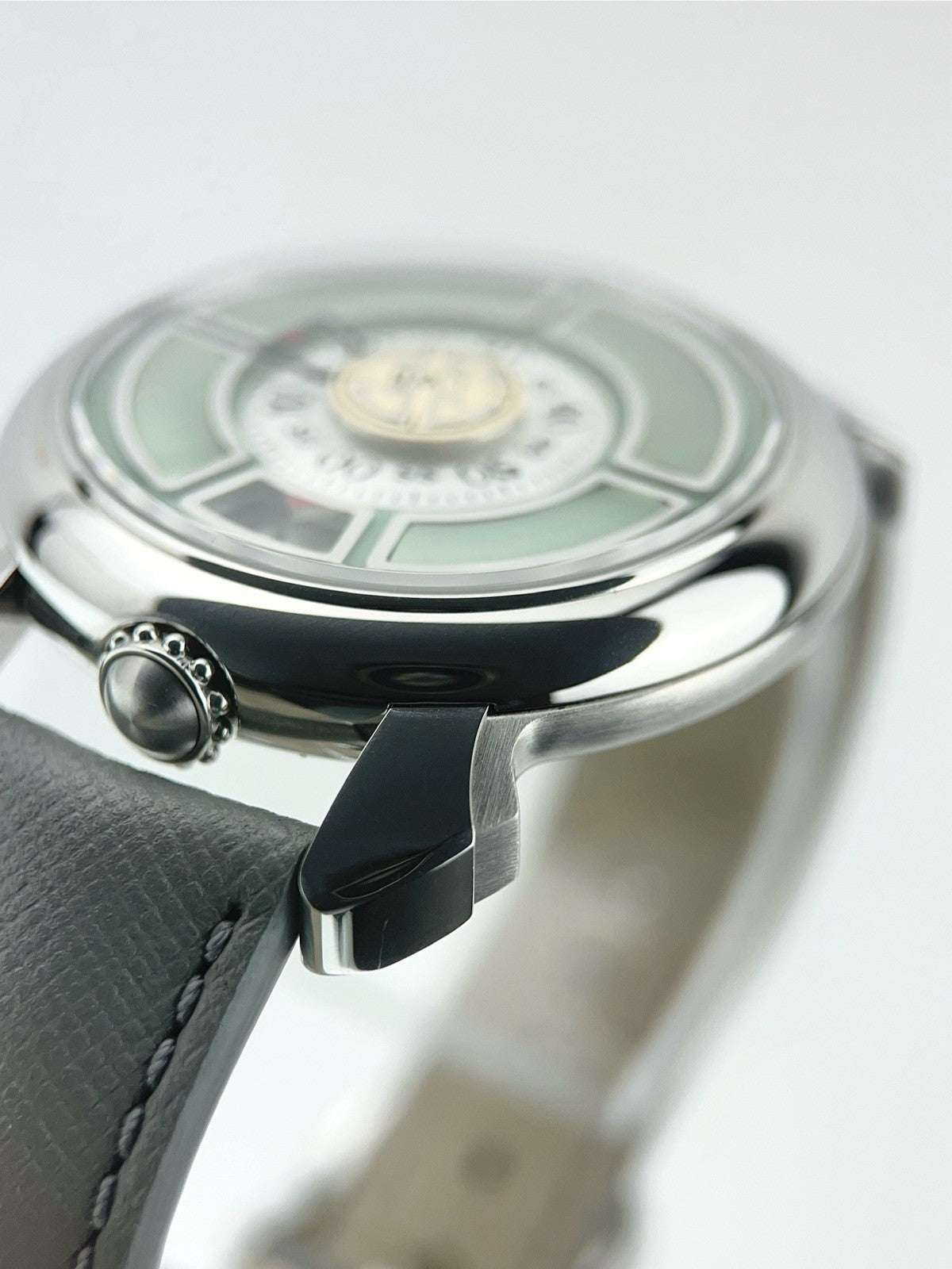 Gaga Laboratorio Stainless Steel Green Dial 42mm Automatic Mens Watch LM-50-001