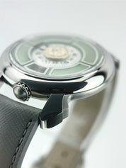 Gaga Laboratorio Stainless Steel Green Dial 42mm Automatic Mens Watch LM-50-001