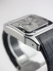 Cartier Santos 100 Stainless Steel Silver Dial 39mm Automatic Mens W20076X8