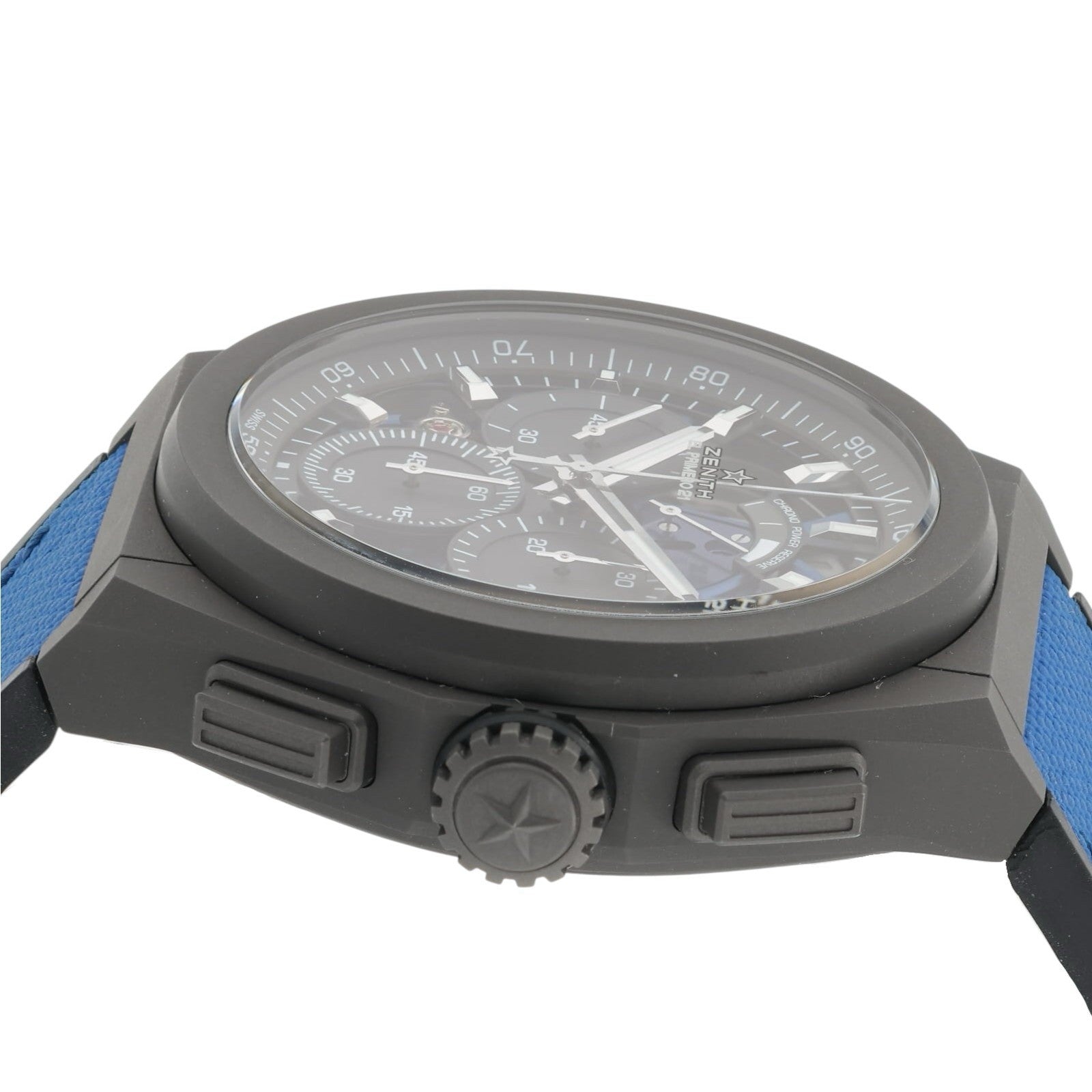 NEW 2025 Zenith Defy El Primero Titanium Blue Dial 44mm Watch 97.9001.9004