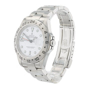 Rolex Explorer Stainless Steel White Dial 40mm Automatic Men’s Watch 16570