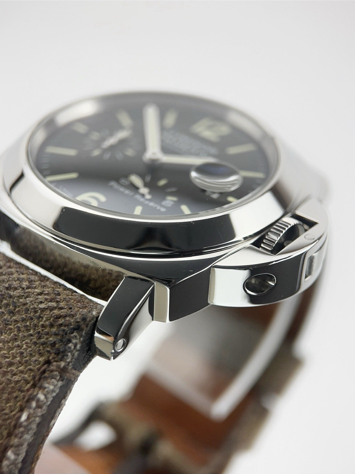 Panerai Luminor Stainless Steel Black Dial 44mm Automatic Men's Watch PAM0090