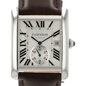Cartier Tank MC Silver Dial Stainless Steel 34mm Automatic Men’s Watch W5330003