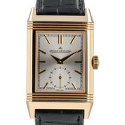 LeCoultre Reverso Tribute Silver Dial 18k Rose Gold Manual Men’s Watch Q7132521