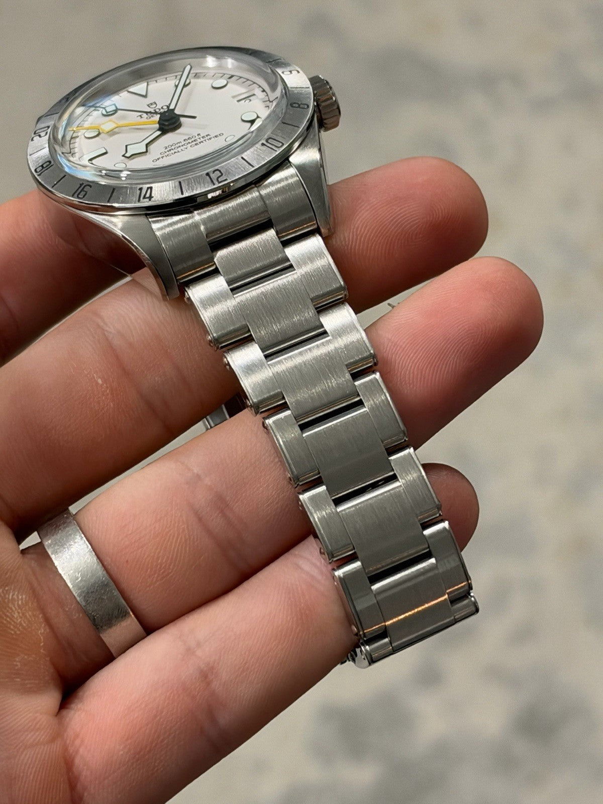 Tudor Black Bay Pro M79470-0004 39mm Steel Opaline Dial GMT Chronometer