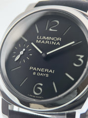 Panerai Luminor Marina Stainless Steel Black Dial 44mm Manual Wind Mens PAM00510
