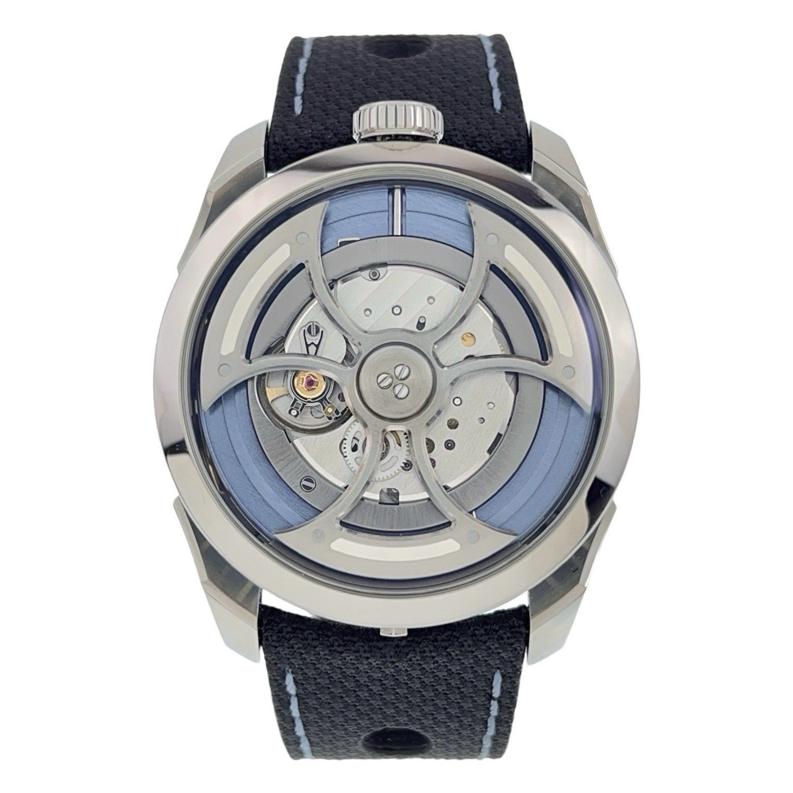 Mb&F M.A.D.1 Stainless Steel Blue Dial 42mm Automatic Men's Watch Edition Blue