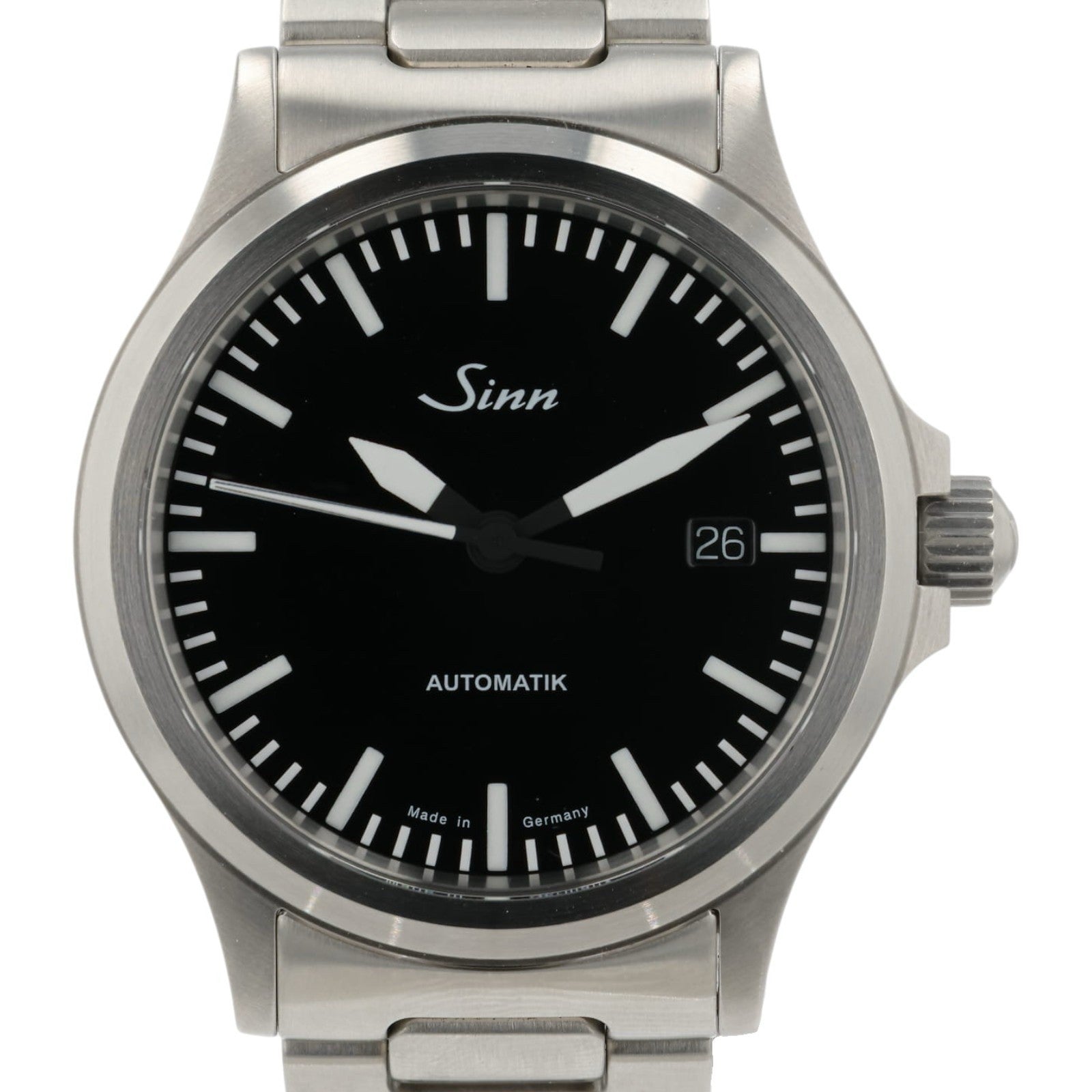 Sinn 556 Black Dial Stainless Steel 38.5mn Automatic Movement Men’s Watch 556