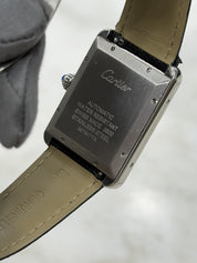 Cartier Tank Solo XL Men's Automatic Watch WSTA0029 - Aftermarket Diamonds