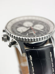 Breitling Navitimer Stainless Steel Black Dial 45mm Automatic Men's Watch AB0310