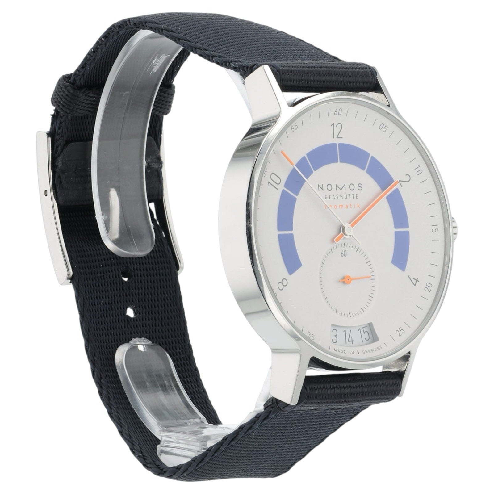 Nomos Autobahn Silver Dial Stainless Steel 41mm Automatic Movement Men’s Watch