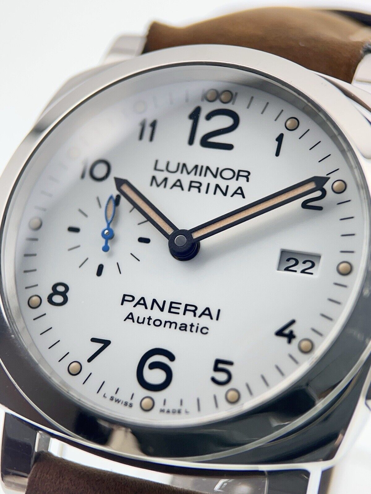 Panerai Luminor Marina 1950 Steel White Dial 44mm Automatic Men’s Watch PAM01499