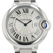 Cartier Ballon Bleu De Cartier Silver Dial Steel 33mm Quartz Womens W6920084