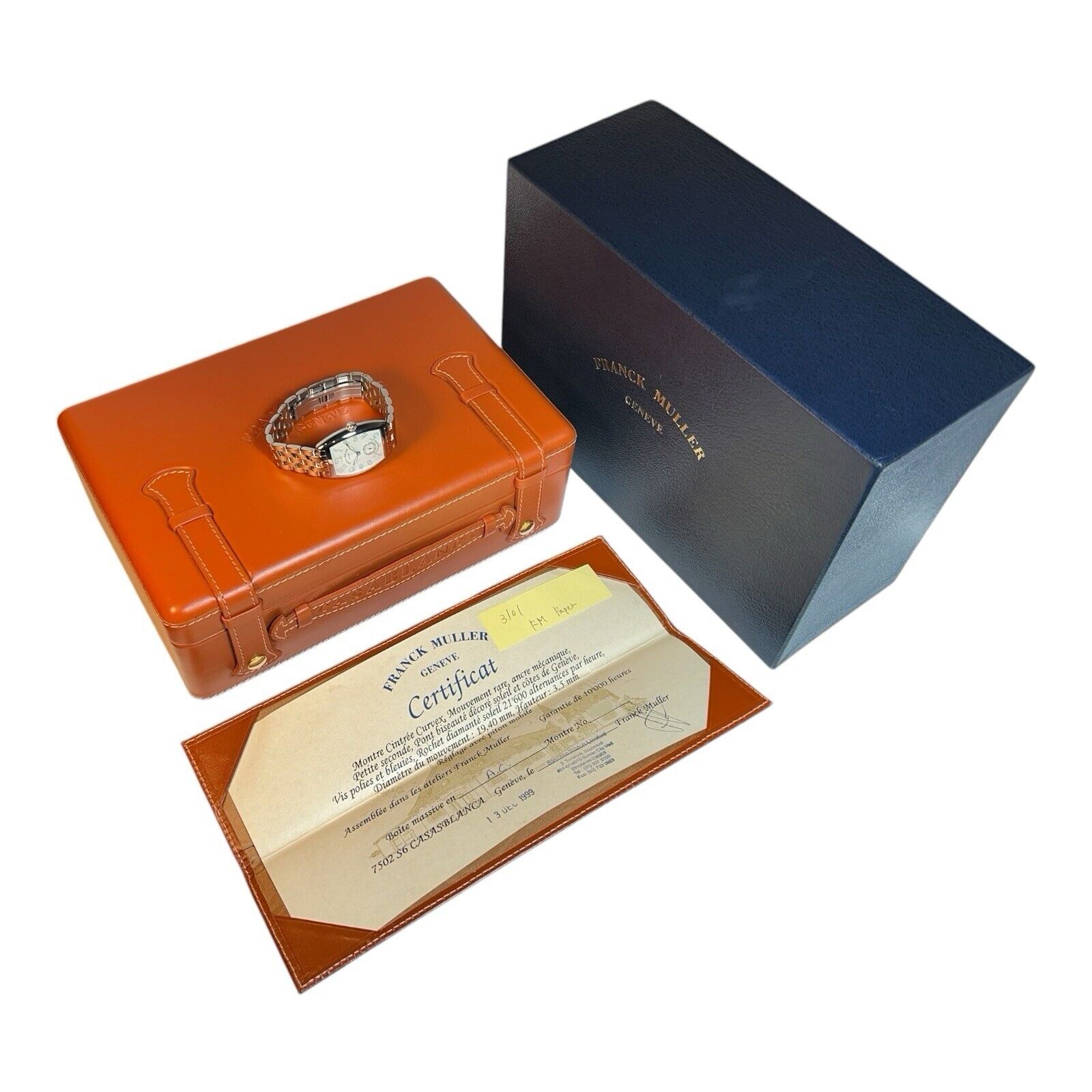 Franck Muller Casablanca Steel 32mm Manual Wind Unisex Watch 7502S6 CASA