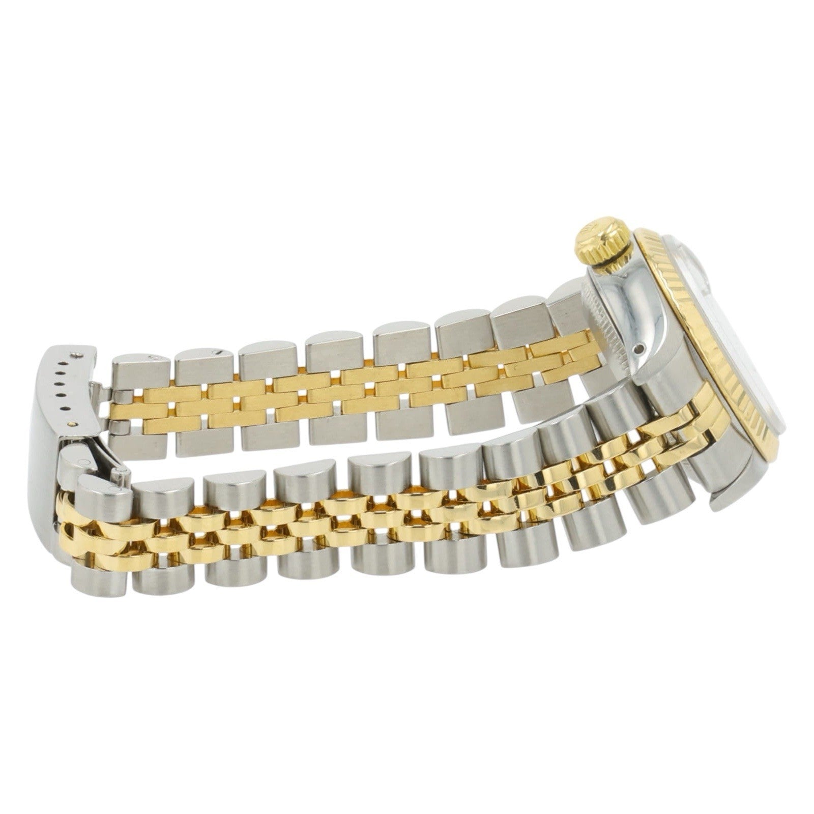Rolex Lady Datejust Gold & Steel Champagne Dial 26mm Automatic Womens 69173
