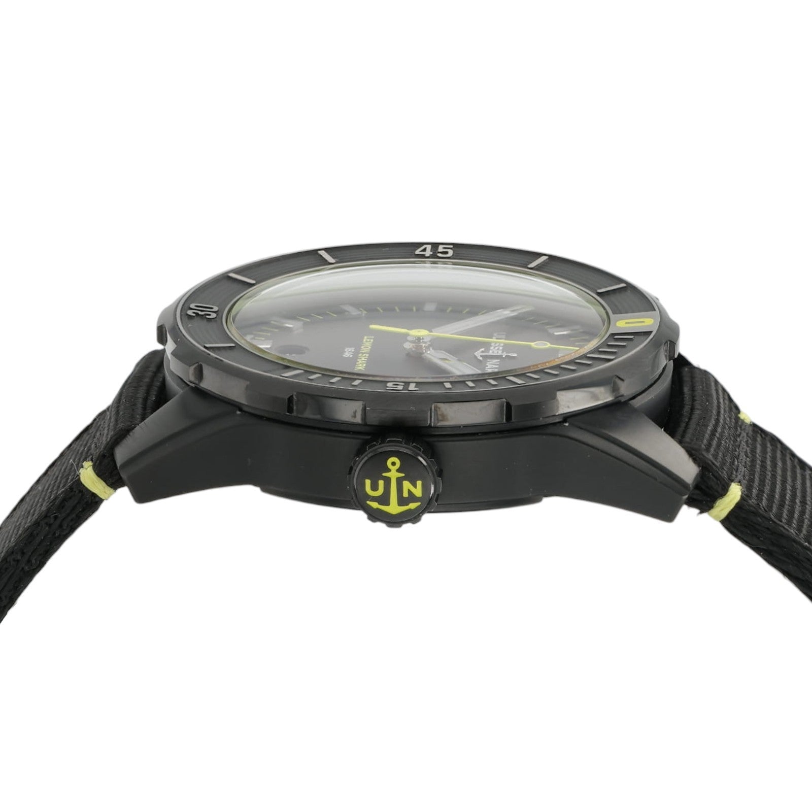 Ulyssse Nardin Lemon Shark Diver Black Dial Steel 42mm Automatic Mens 8163-175