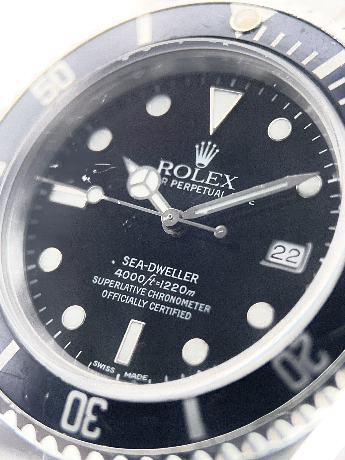 Rolex Sea-Dweller Stainless Steel Black Dial 40mm Automatic Men’s Watch 16600