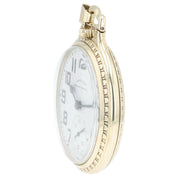 Hamilton Railroad White Dial 14k Solid Gold 51.3mm Wind Up Movement 992B