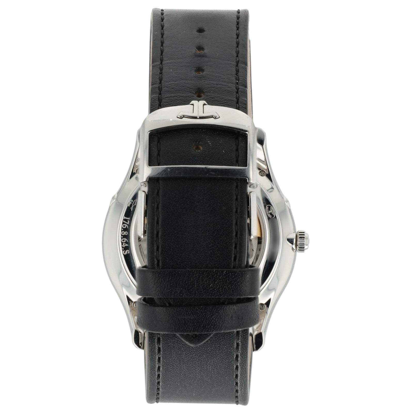 LeCoultre Ultra Thin Moon Black Dial Stainless Steel 39mm Auto Watch Q1368470