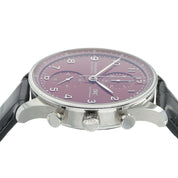 IWC Portugieser Burgundy Dial Stainless Steel 41mm Automatic Men’s IW371616