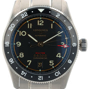 Longines Spirit Zulu Time Titanium Black Dial 39mm Automatic Mens Watch L3.802.1