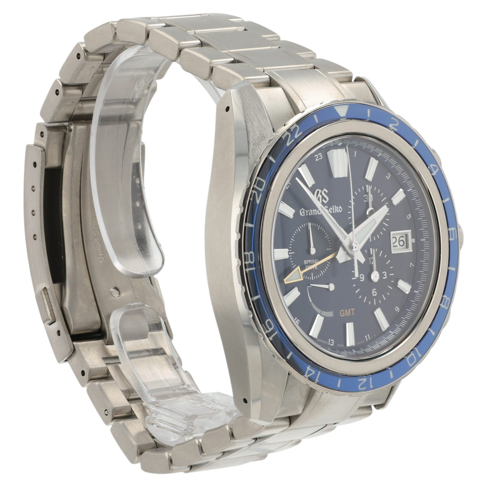 Grand Seiko Evolution 9 Blue Dial Titanium 45mm Automatic Men's Watch SBGC249