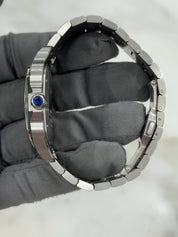 Cartier Santos Stainless Steel Silver Dial 39mm Automatic Men's Watch WSSA0018