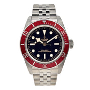 2/2024 Tudor Black Bay Men's Red Bezel Black Dial 41mm Automatic Watch