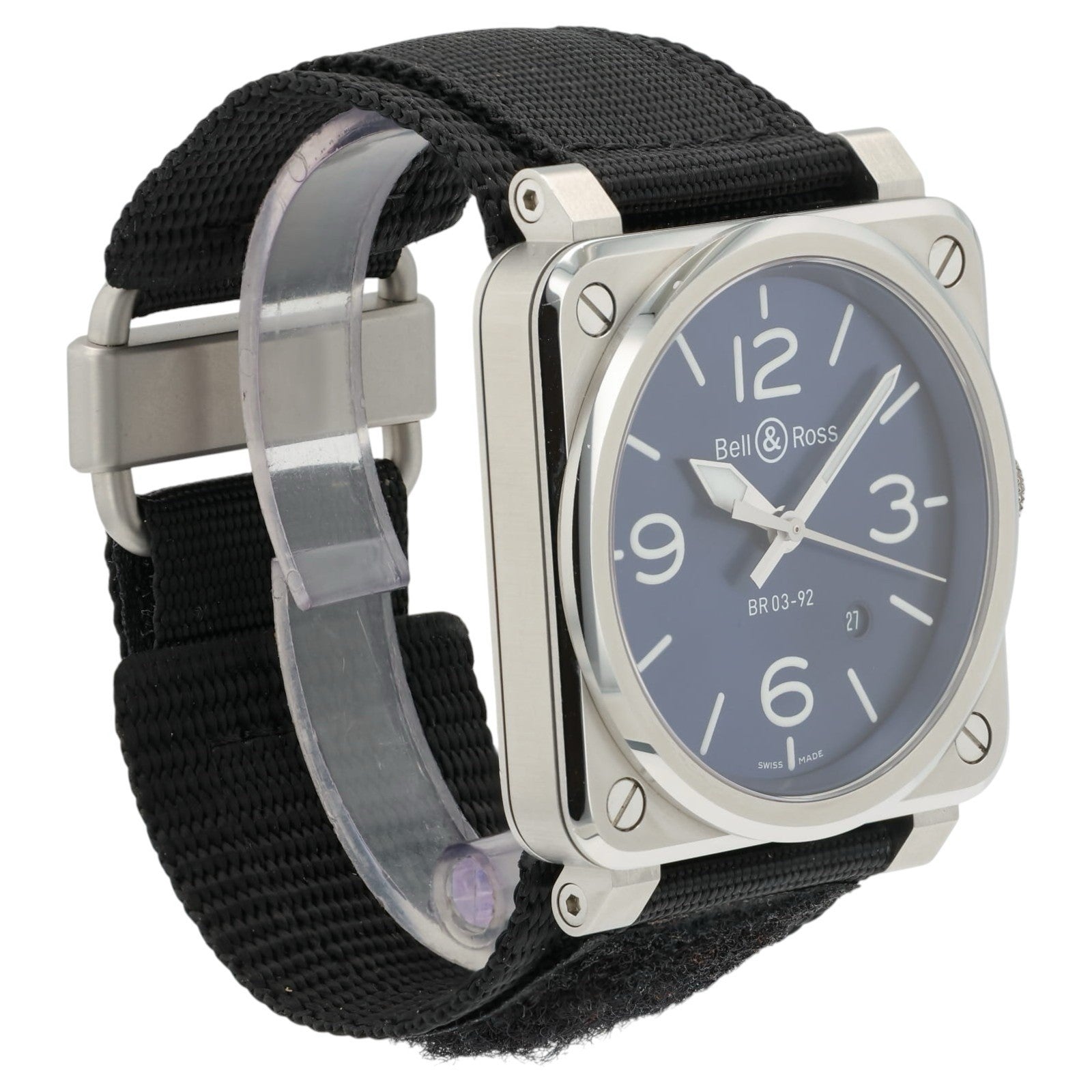 Bell & Ross Blue Dial Stainless Steel 42mm Automatic Movement Men’s BF03-92