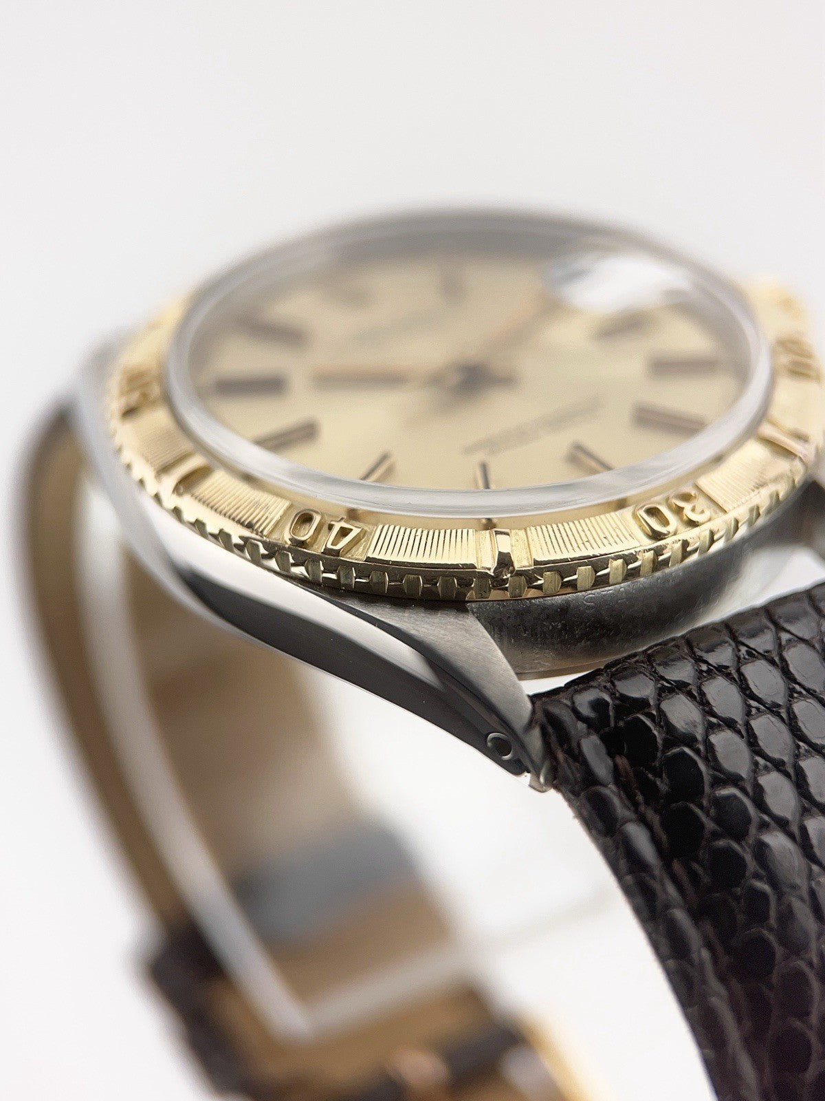 Rolex Datejust Turn-O-Graph Gold & Steel Champagne Dial 36mm Automatic Mens 1625