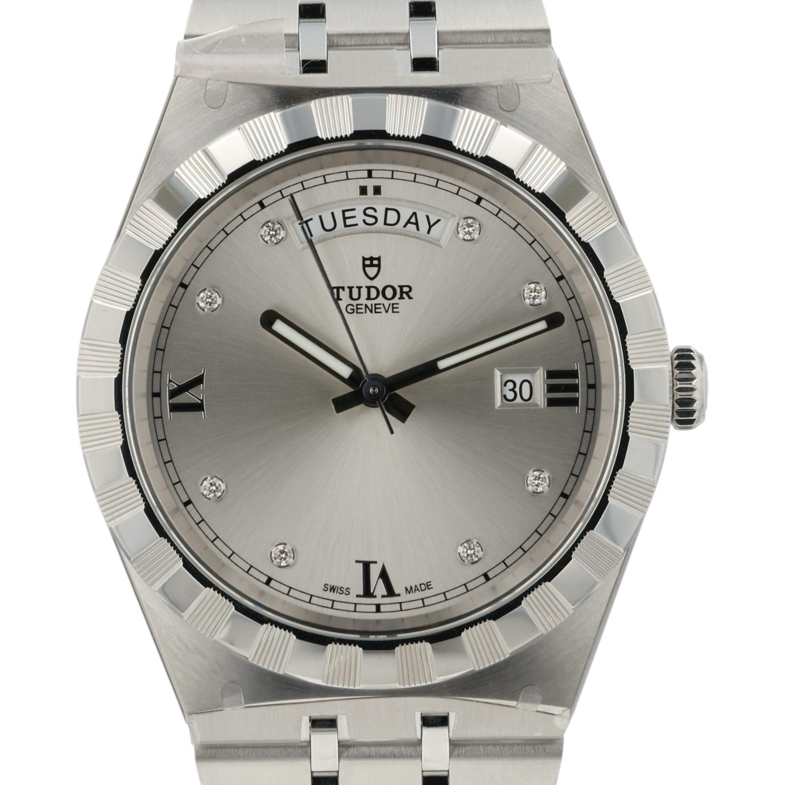 NEW 2023 Tudor Royal Silver Dial Stainless Steel 41mm Automatic Mens Watch 28600
