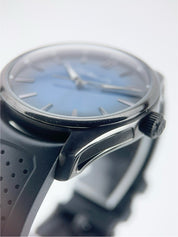 H Moser & Cie Pioneer Steel Blue Dual 42.8mm Automatic Men’s Watch 3200-1205