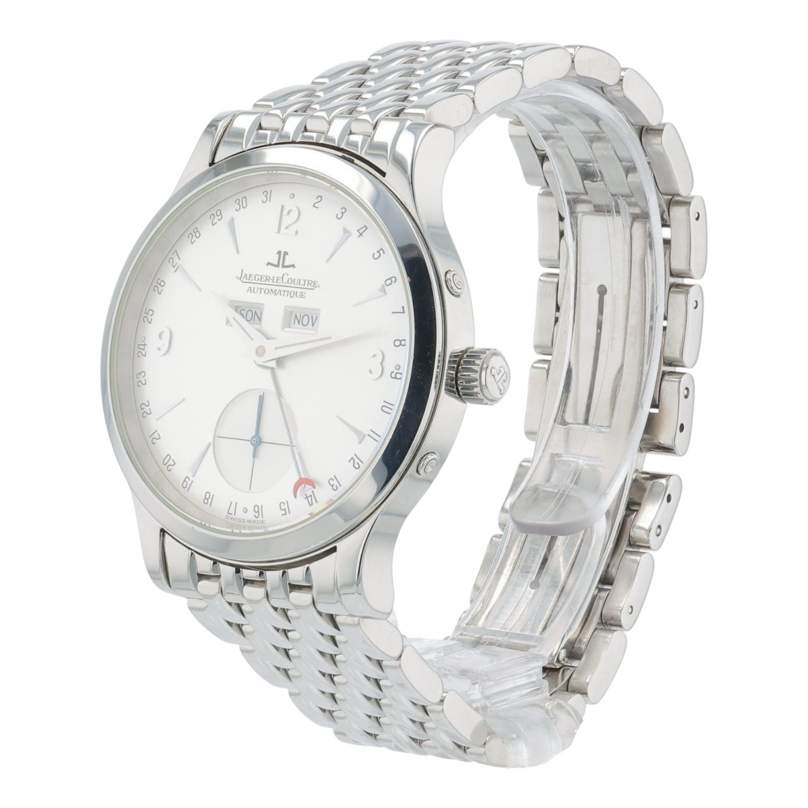 Jaeger -LeCoultre Master Control Steel Silver Dial 37mm Automatic Mens 140.8.87