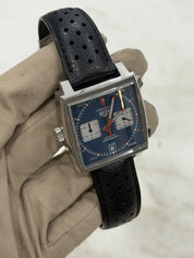 Tag Heuer Monaco “Steve McQueen” Blue Dial Steel 39mm Automatic Watch CAW211P