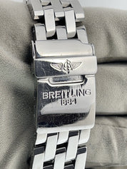 Breitling Astromat Special Ed Steel White Dial 40mm Automatic Mens Watch A19405