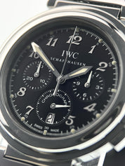 IWC Da Vinci Stainless Steel Black Dial 37mm Quartz Movement Mens IW372810