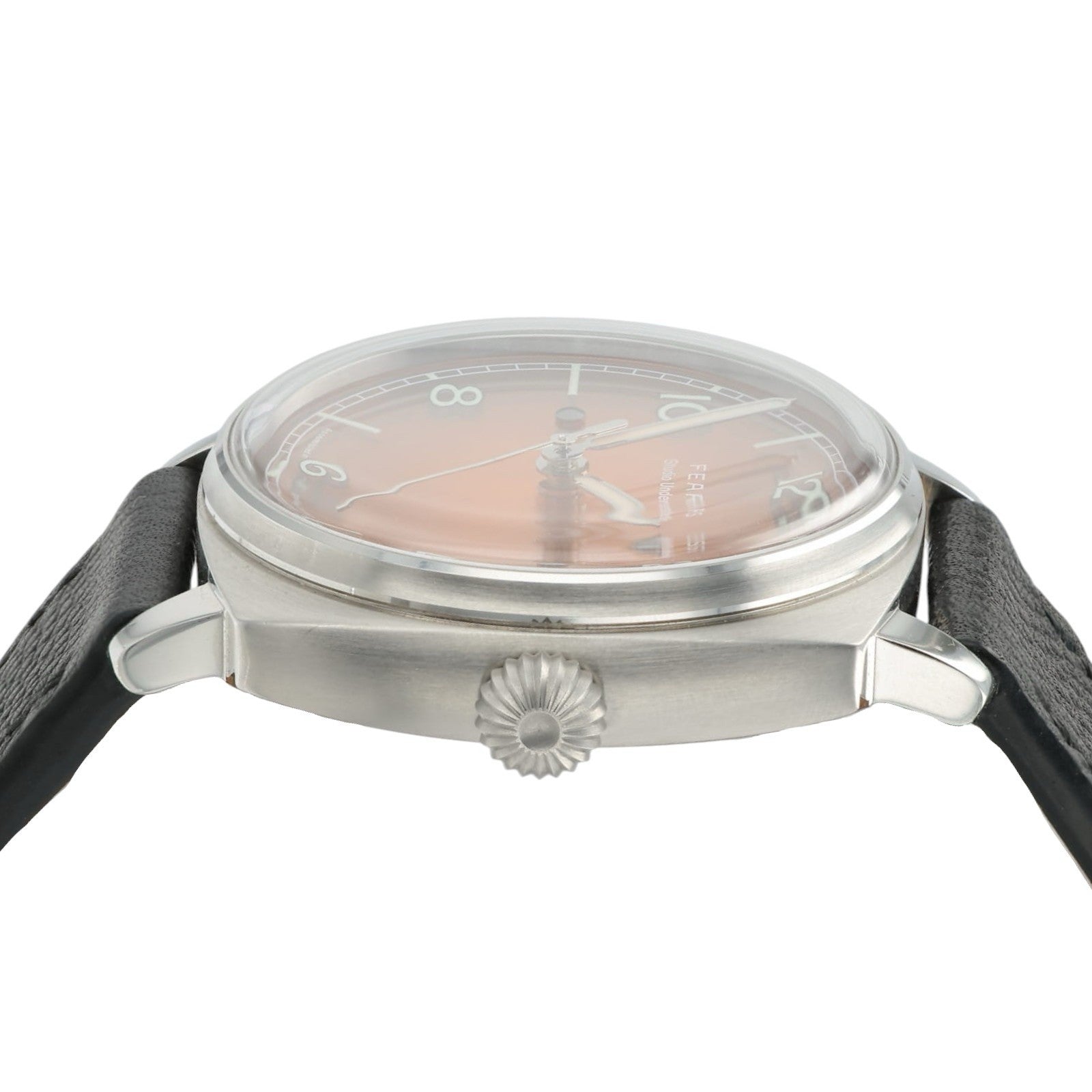 Studio Underdog X Fears Manhattan Brown Dial Steel 38mm Manual Wind Men’s Watch
