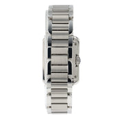 Cartier Tank Anglaise Stainless Steel Silver Dial 22mm Quartz Women's W5310022