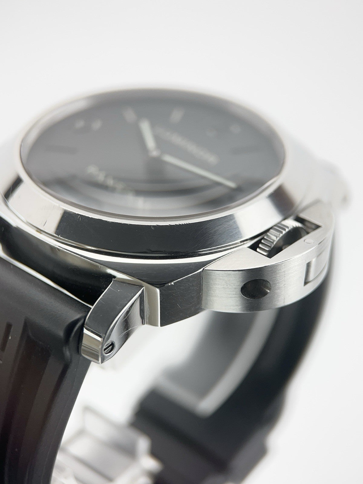 Panerai Luminor Stainless Steel Black Dial 44mm Manual Wind Men's Watch PAM00111